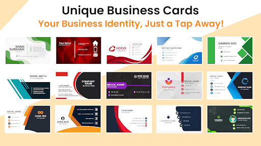 Business Card Maker & Editor ekran görüntüsü