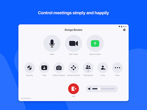 Zoom Rooms Controller ekran görüntüsü
