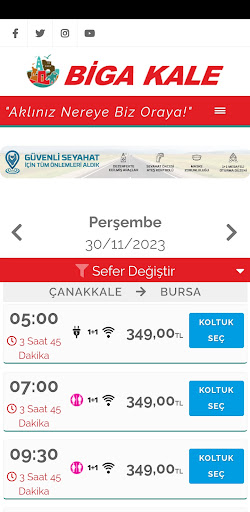 Biga Kale Turizm ekran görüntüsü