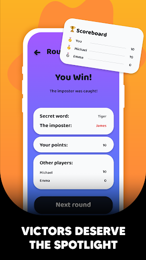 IMPOSTER - Word Game for group ekran görüntüsü