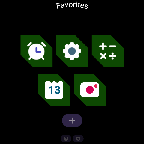 Favorite Applications ekran görüntüsü