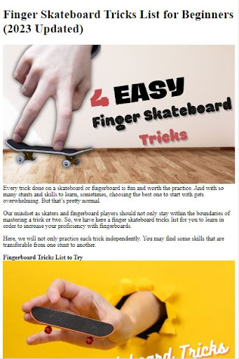 How to Do Fingerboard Tricks ekran görüntüsü