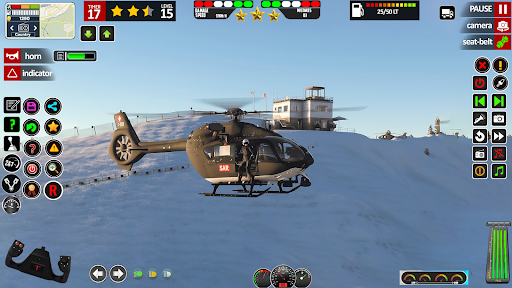 Helicopter Simulator Game 2025 ekran görüntüsü