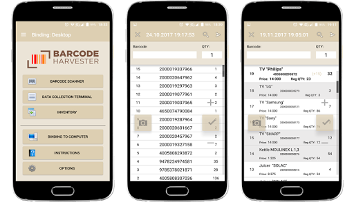 Barcode Harvester ekran görüntüsü