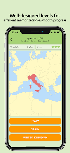 Country Mania: the World Quiz ekran görüntüsü
