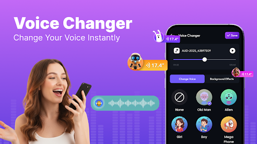 Voice Changer: AI Sound Effect ekran görüntüsü
