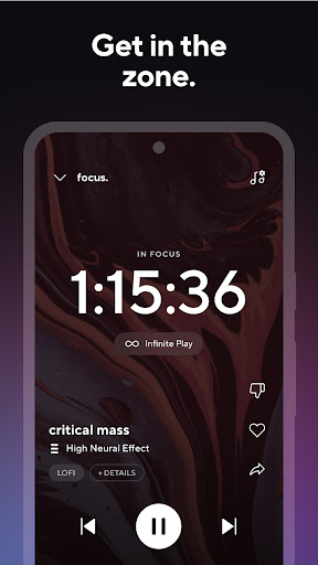 Music for Focus by Brain.fm ekran görüntüsü