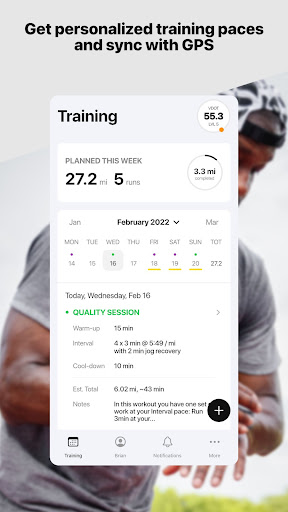 V.O2: Running Coach and Plans ekran görüntüsü