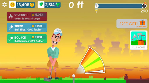 Golf Orbit: Tek atış Golf Game ekran görüntüsü
