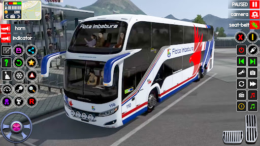 Bus Game Way Coach Bus Driving ekran görüntüsü