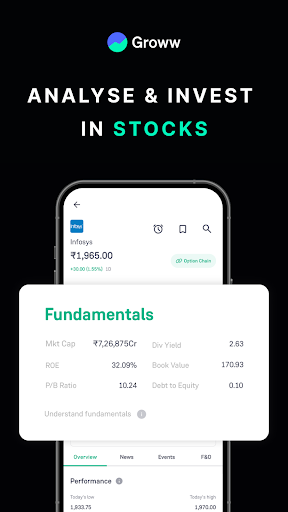Groww Stock, Mutual Fund, Gold ekran görüntüsü