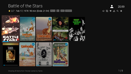 Jellyfin for Android TV ekran görüntüsü