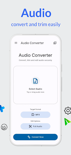 Audio Converter (M4A AAC WAV) ekran görüntüsü