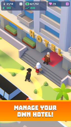 Idle Hotel Tycoon Empire ekran görüntüsü