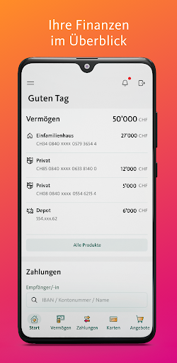 Migros Bank E-Banking ekran görüntüsü