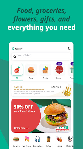 Toters: Food Delivery & More ekran görüntüsü