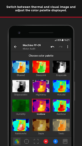 RIDGID Thermal ekran görüntüsü