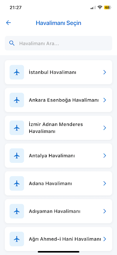 HavaLimanı - Uçuş Takibi ekran görüntüsü