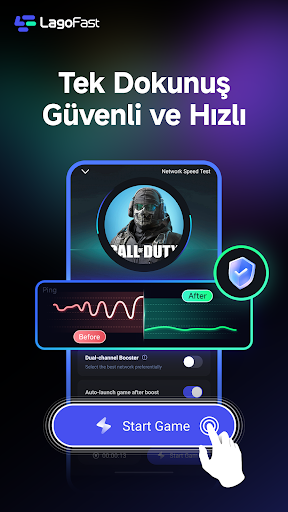 LagoFast Booster: Düşük Ping ekran görüntüsü