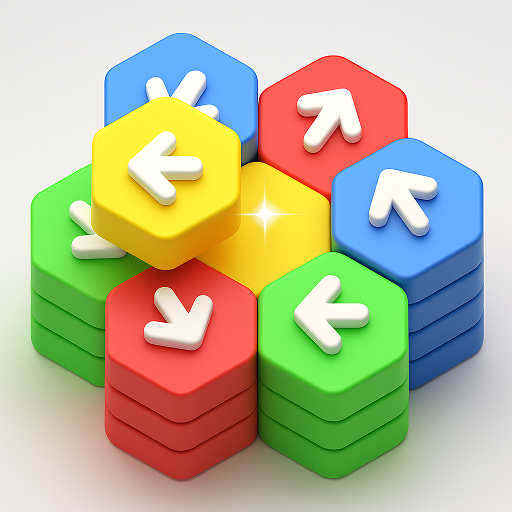 Hexa Color Sorting Away Puzzle