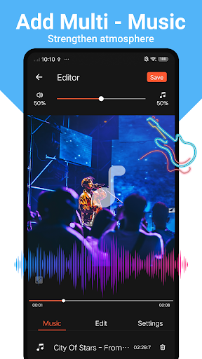 Müzik Fotoğraflı Video Yapıcı ekran görüntüsü