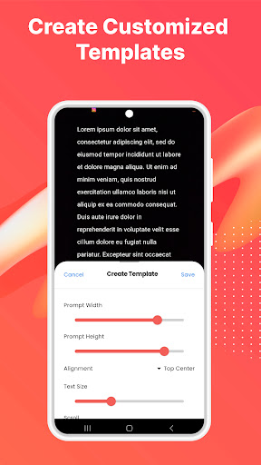 eZy Teleprompter ekran görüntüsü