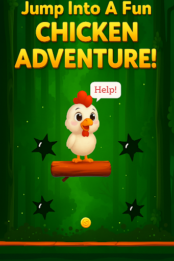 Chicken Slide and Jump ekran görüntüsü