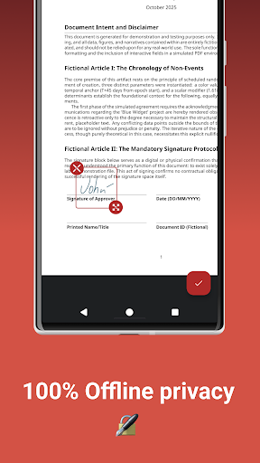 Sign PDF - Digital signature ekran görüntüsü