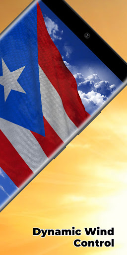 Puerto Rico Flag Live Wall ekran görüntüsü