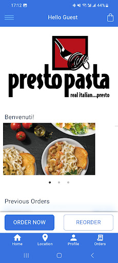Presto Pasta ekran görüntüsü