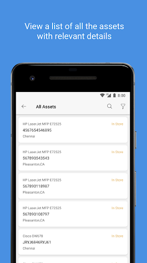 AssetExplorer | On-premises ekran görüntüsü