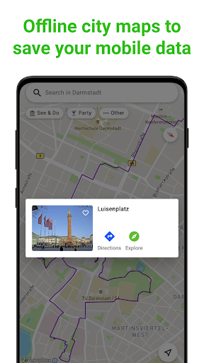 Darmstadt SmartGuide ekran görüntüsü