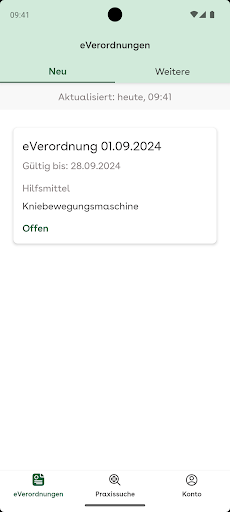 AOK BY eVerordnung Hilfsmittel ekran görüntüsü