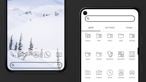 Arcticons Black - Icon Pack ekran görüntüsü
