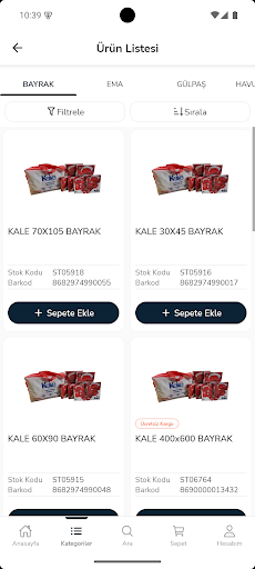 ATAKOL DAĞITIM ekran görüntüsü