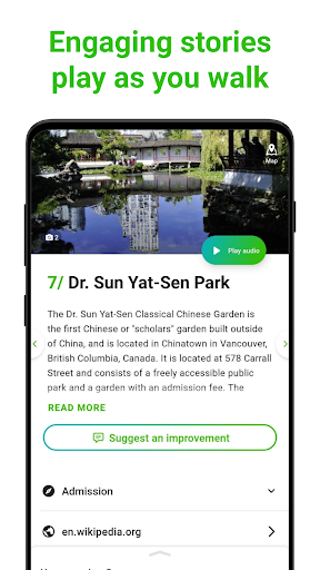 Vancouver SmartGuide ekran görüntüsü