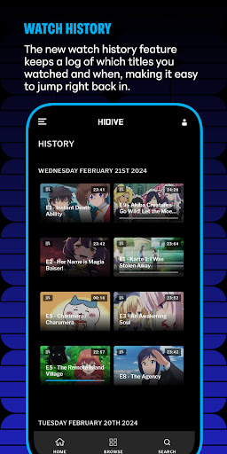 HIDIVE Where Anime Fans Belong ekran görüntüsü