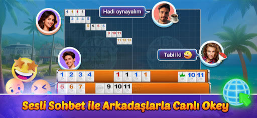 Okey Canlı - 101 Okey Club ekran görüntüsü