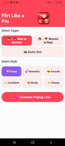 Pickup Lines Maker - AI Flirt ekran görüntüsü