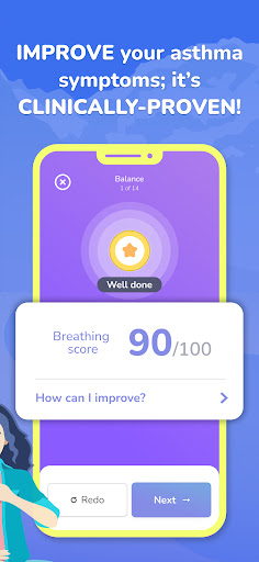 Airlyn, the asthma app ekran görüntüsü