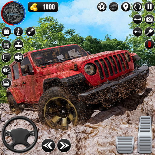 offroad 4x4 suv jeep sürüşü