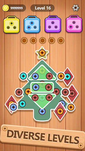 Screw Jam & Pin: Woodle Puzzle ekran görüntüsü