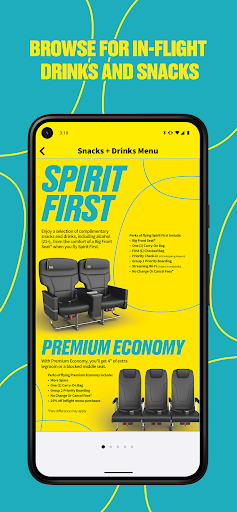 Spirit Airlines ekran görüntüsü