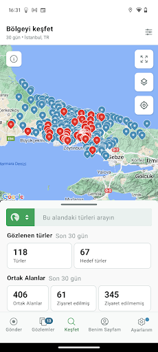 eBird by Cornell Lab ekran görüntüsü