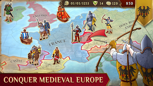 Timelines: Medieval War TBS ekran görüntüsü