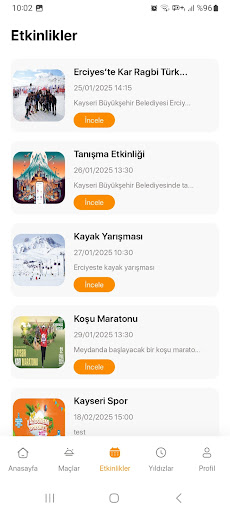 Sportif Kayseri ekran görüntüsü