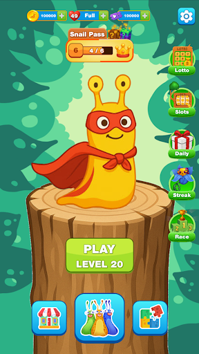 Snail In Hole - Puzzle Game ekran görüntüsü