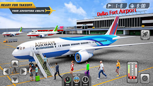 uçak oyunları simulator Ofline ekran görüntüsü