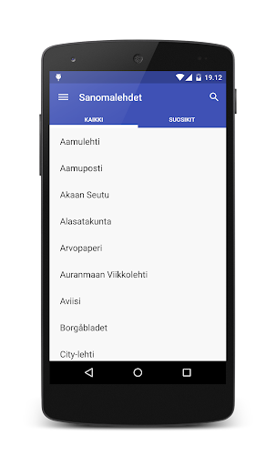 Suomen sanomalehdet ekran görüntüsü
