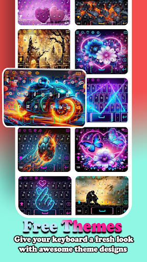 Neon Motorbike Keyboard ekran görüntüsü